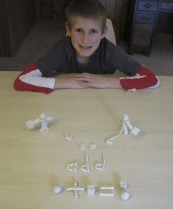 dyscalculia math clay model